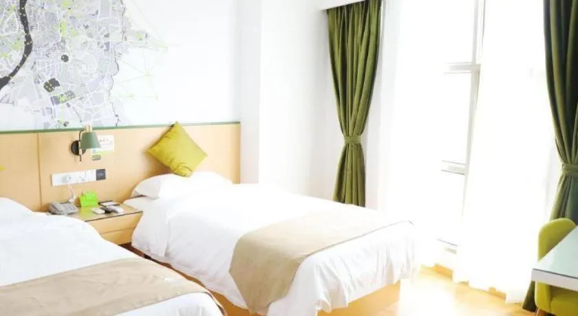 Bed in Vatica Hefei Feidong County Yuzhou Central Square Hotel