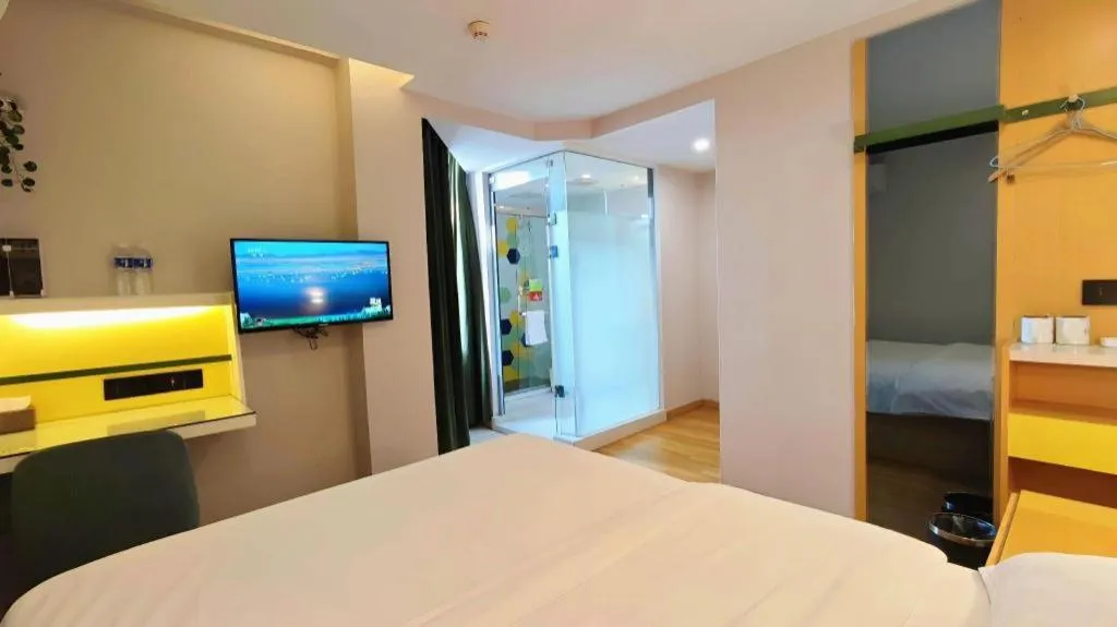 Bed in Vatica Hefei Feidong County Yuzhou Central Square Hotel