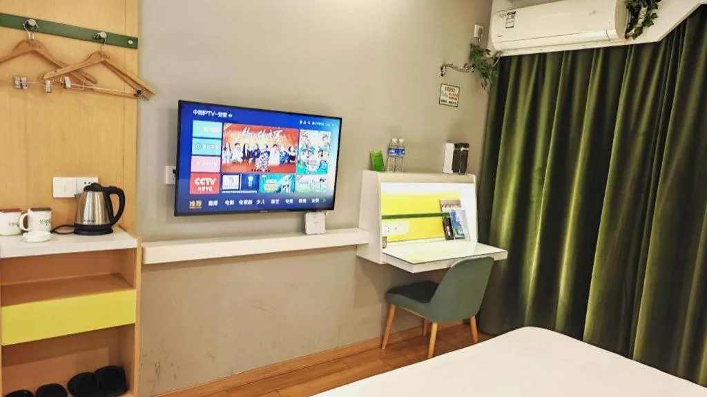 Bed in Vatica Hefei Feidong County Yuzhou Central Square Hotel