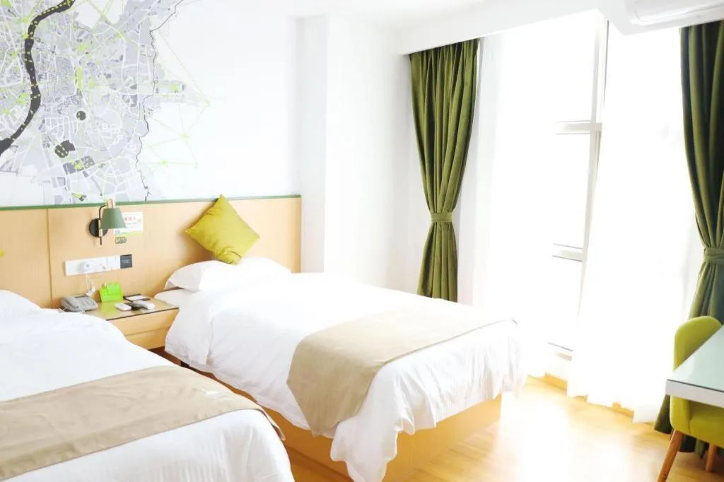 Bed in Vatica Hefei Feidong County Yuzhou Central Square Hotel