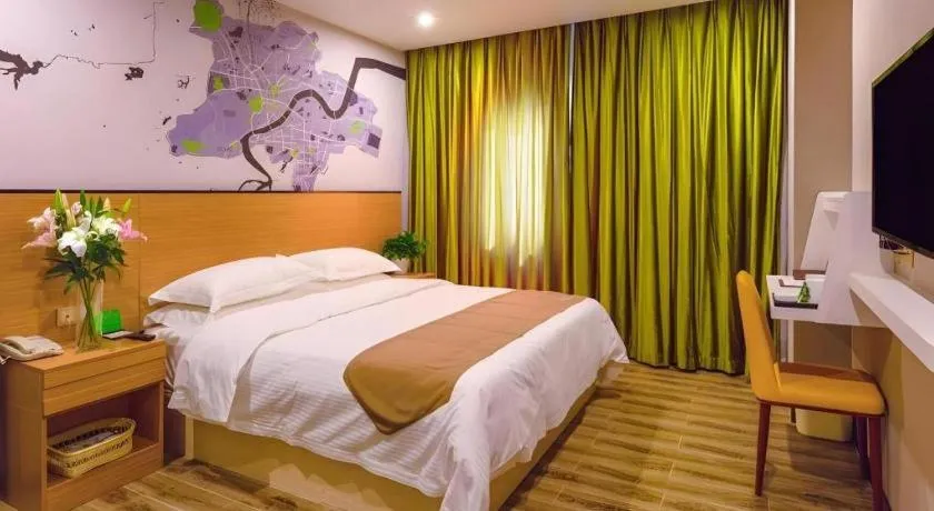 Bed in Vatica Hangzhou Xiasha Media College Hotel