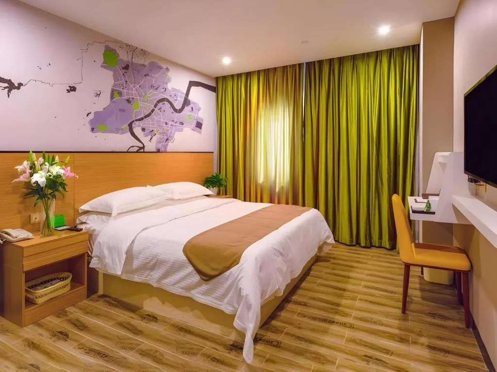 Bed in Vatica Hangzhou Xiasha Media College Hotel