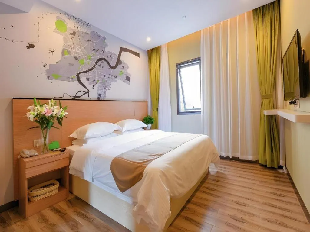 Bed in Vatica Hangzhou Xiasha Media College Hotel