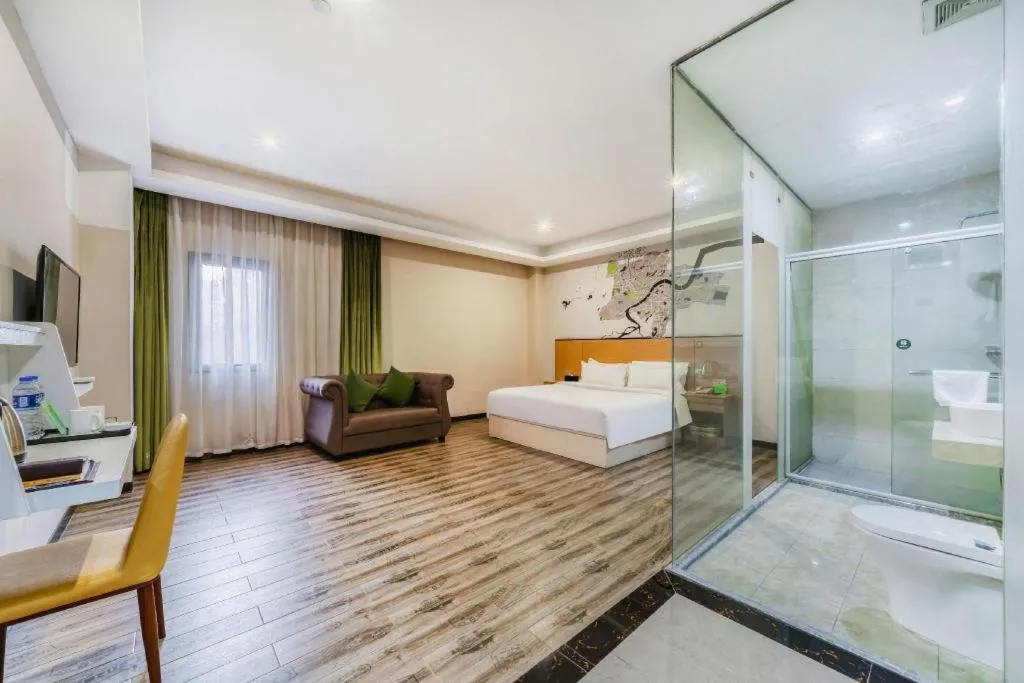 Bed in Vatica Hangzhou Xiasha Media College Hotel