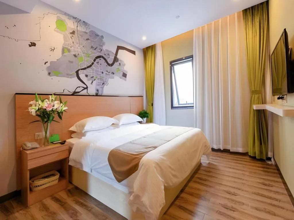 Bed in Vatica Hangzhou Xiasha Media College Hotel