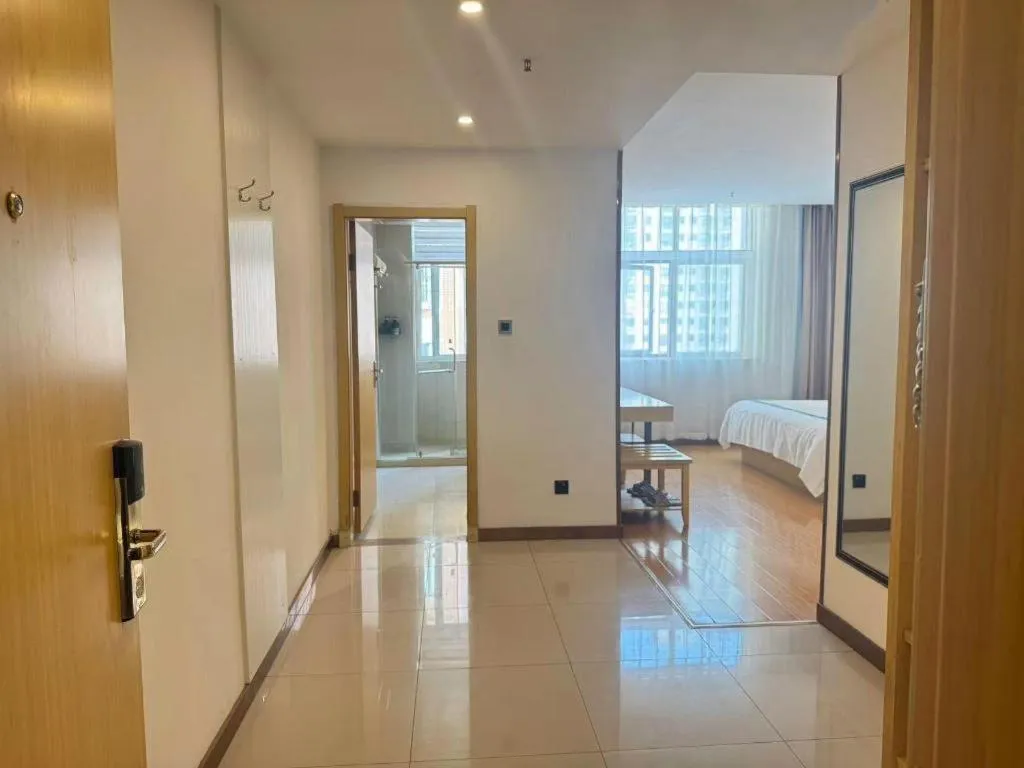 Bed in GreenTree Inn Huanggang City Wuxue City Kanjiang Avenue