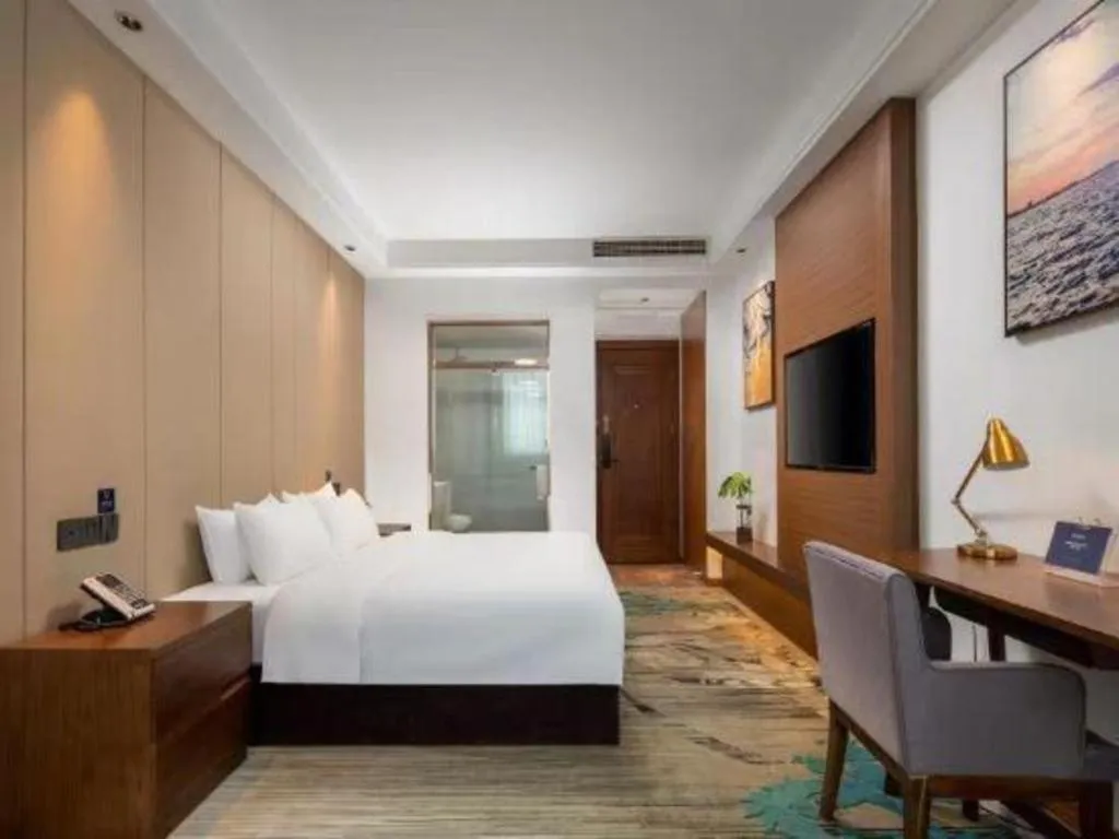 Bed in GME Taizhou Jingjiang City Bus Station Hotel