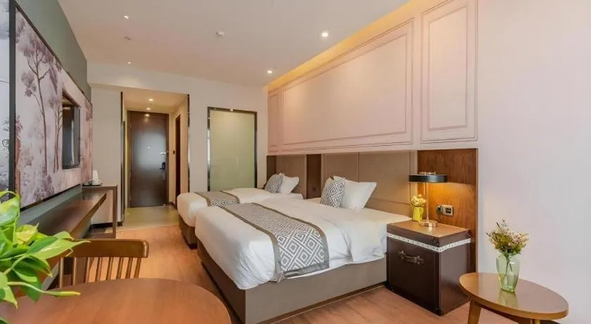 Bed in GME Hefei Qianshan North Road Phoenix City Hotel