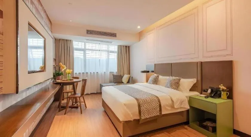 Bed in GME Hefei Qianshan North Road Phoenix City Hotel