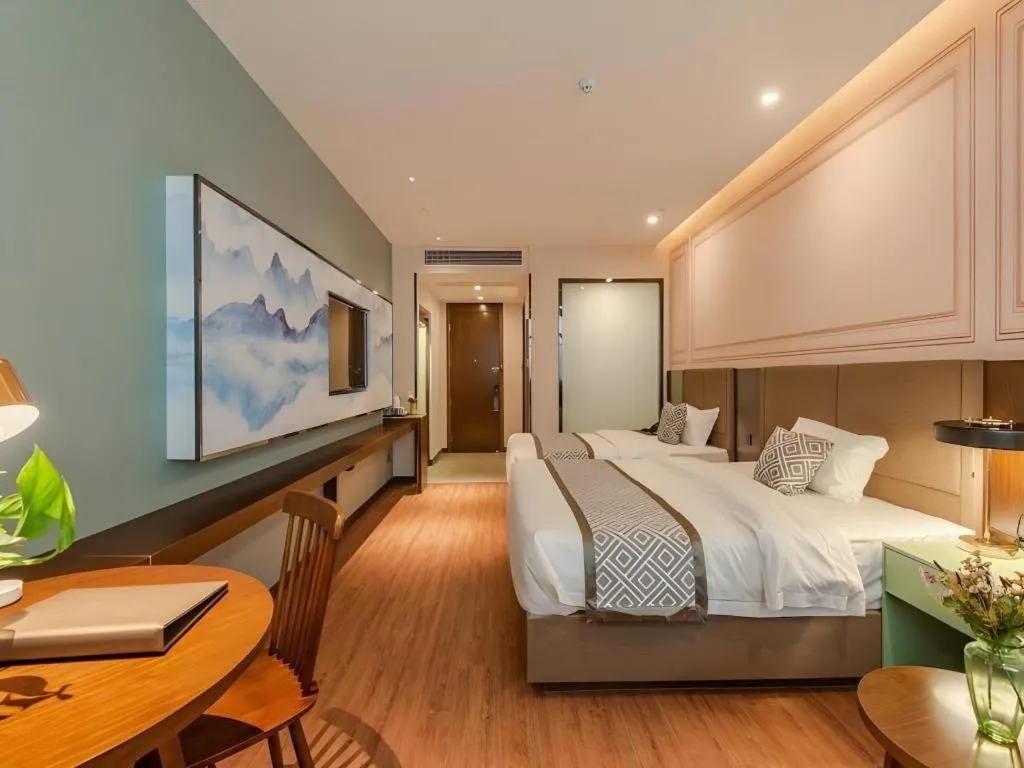 Bed in GME Hefei Qianshan North Road Phoenix City Hotel