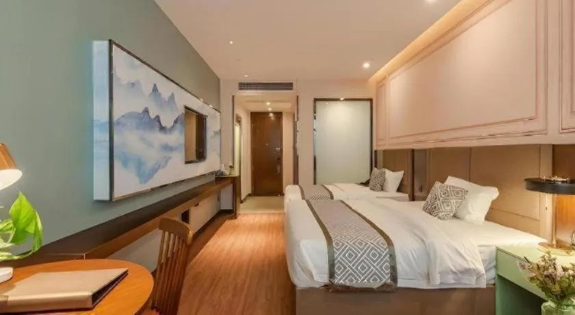 Bed in GME Hefei Qianshan North Road Phoenix City Hotel