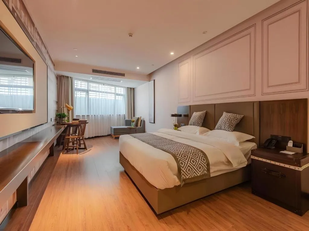 Bed in GME Hefei Qianshan North Road Phoenix City Hotel