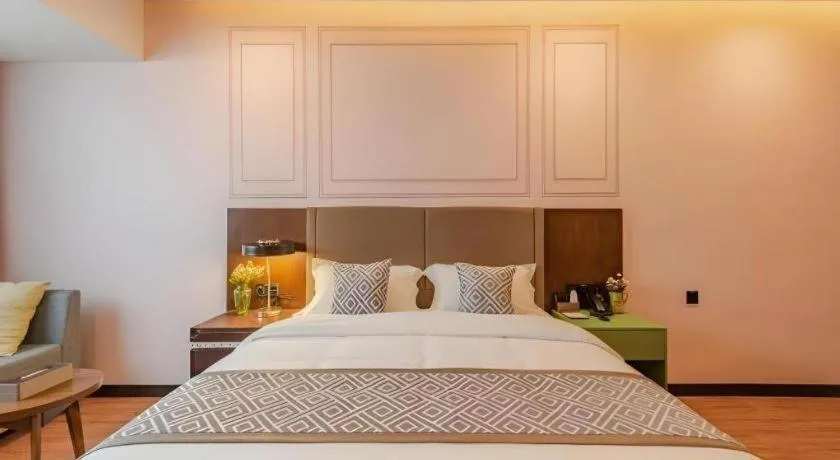 Bed in GME Hefei Qianshan North Road Phoenix City Hotel