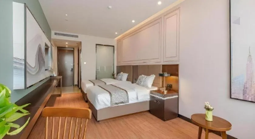 Bed in GME Hefei Qianshan North Road Phoenix City Hotel