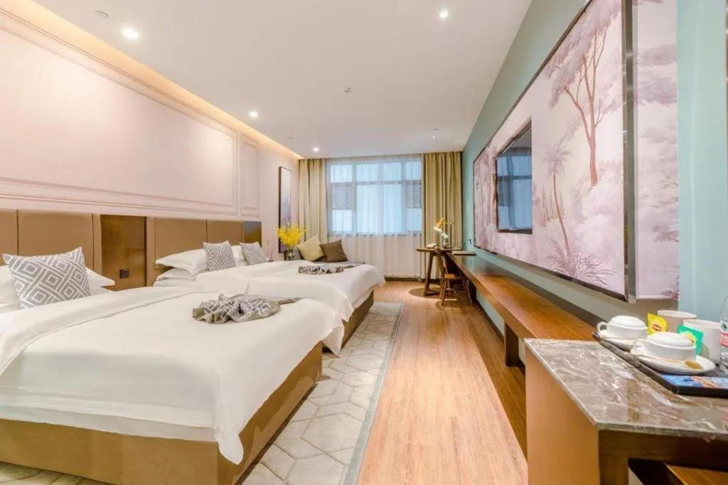 Bed in GME Hefei Qianshan North Road Phoenix City Hotel
