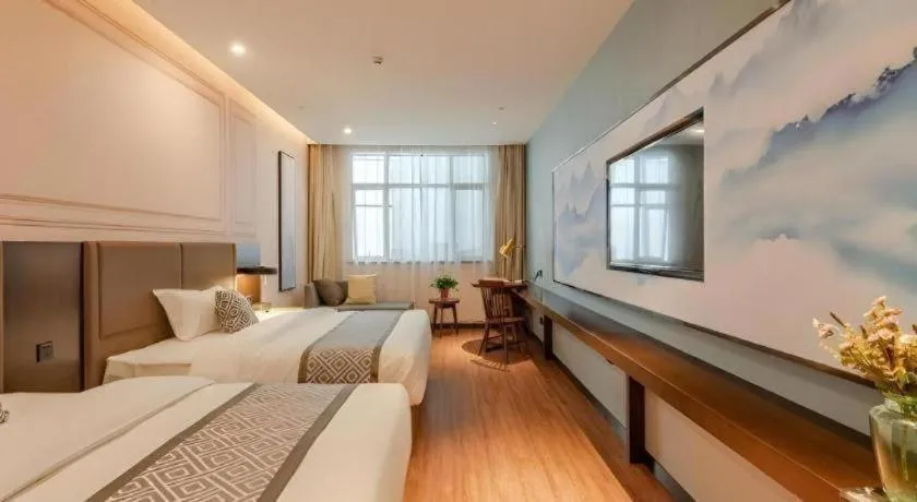Bed in GME Hefei Qianshan North Road Phoenix City Hotel