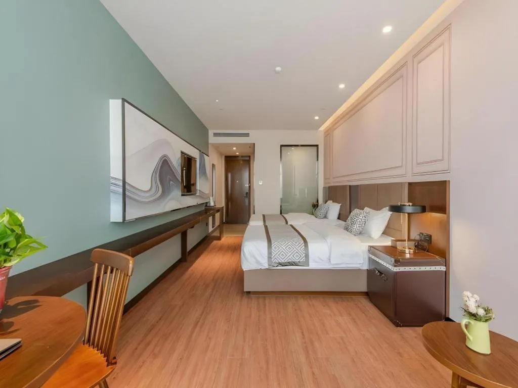 Bed in GME Hefei Qianshan North Road Phoenix City Hotel