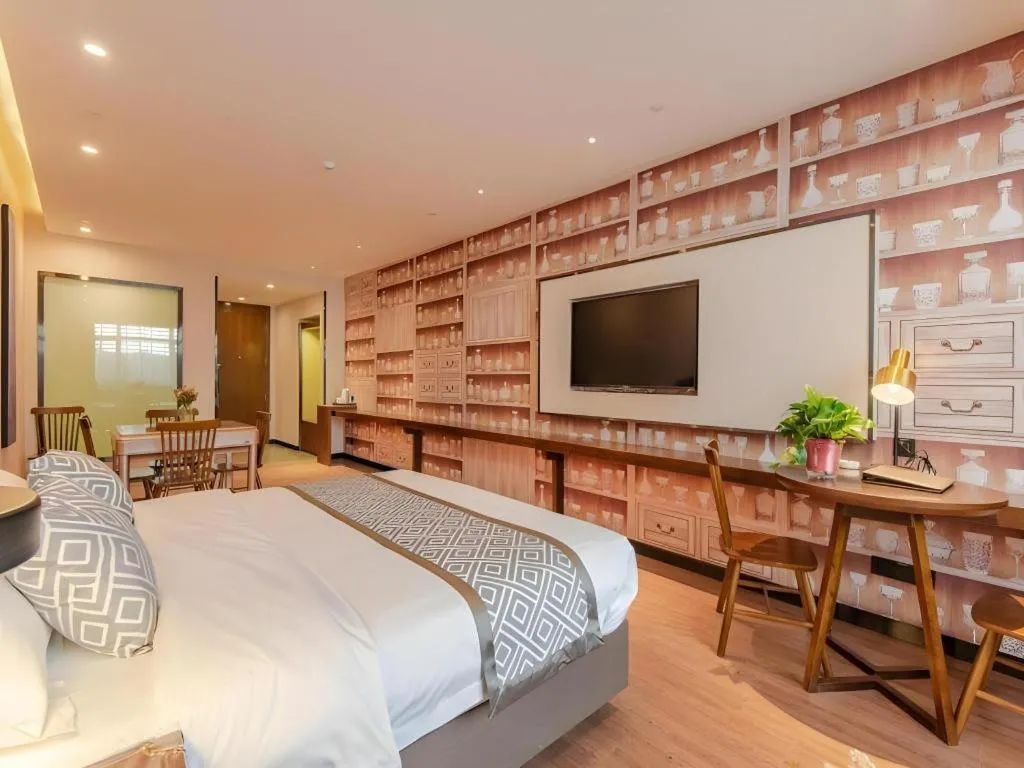 Bed in GME Hefei Qianshan North Road Phoenix City Hotel