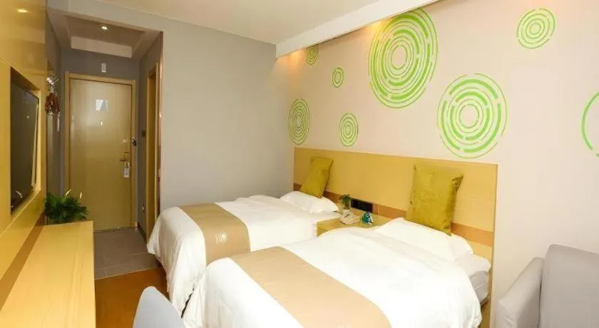 Bed in GreenTree Inn Suzhou Changshu Southeast Development Zone Southeast Avenue