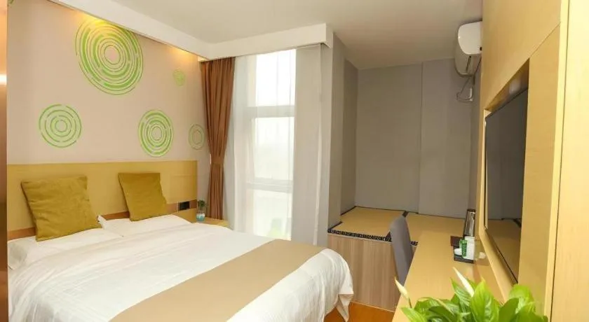 Bed in GreenTree Inn Suzhou Changshu Southeast Development Zone Southeast Avenue