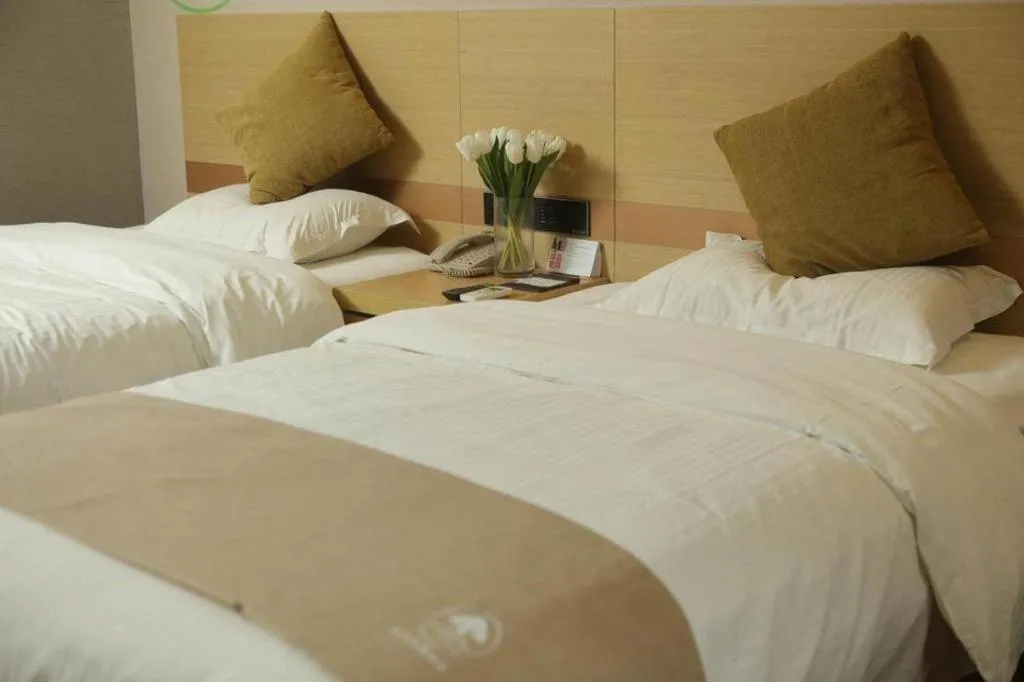 Bed in GreenTree Inn Suzhou Changshu Southeast Development Zone Southeast Avenue