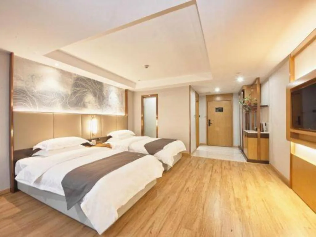 Bed in GreenTree Eastern Hotel Huai'an Bus Station Zhou Enlai Memorial