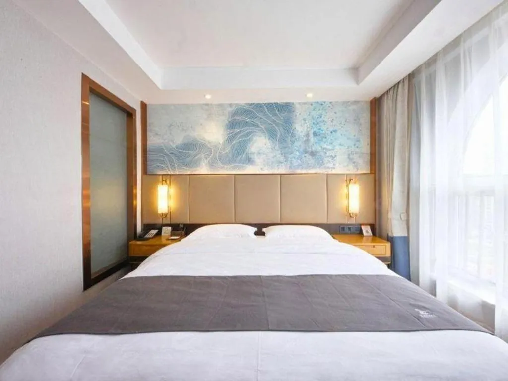 Bed in GreenTree Eastern Hotel Huai'an Bus Station Zhou Enlai Memorial