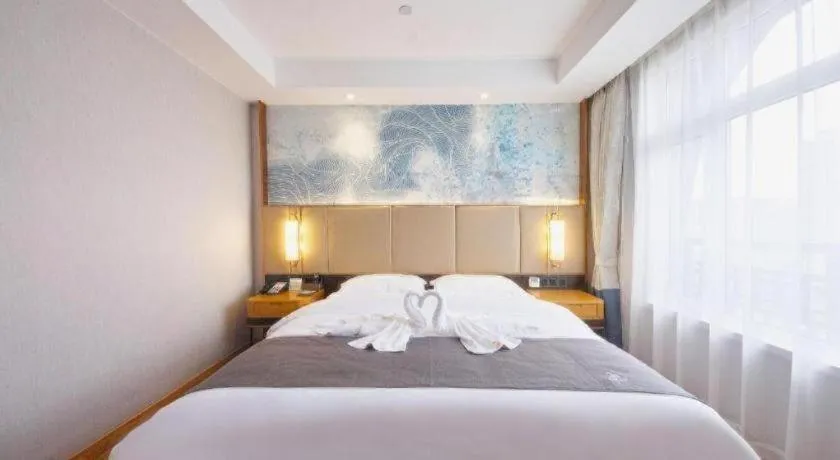 Bed in GreenTree Eastern Hotel Huai'an Bus Station Zhou Enlai Memorial