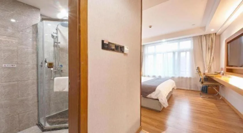 Bed in GreenTree Eastern Hotel Huai'an Bus Station Zhou Enlai Memorial