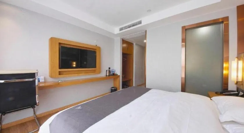 Bed in GreenTree Eastern Hotel Huai'an Bus Station Zhou Enlai Memorial