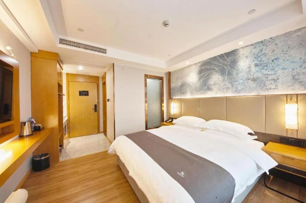 Bed in GreenTree Eastern Hotel Huai'an Bus Station Zhou Enlai Memorial