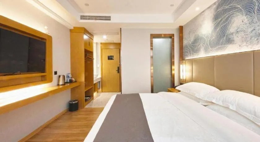 Bed in GreenTree Eastern Hotel Huai'an Bus Station Zhou Enlai Memorial