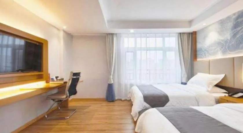 Bed in GreenTree Eastern Hotel Huai'an Bus Station Zhou Enlai Memorial