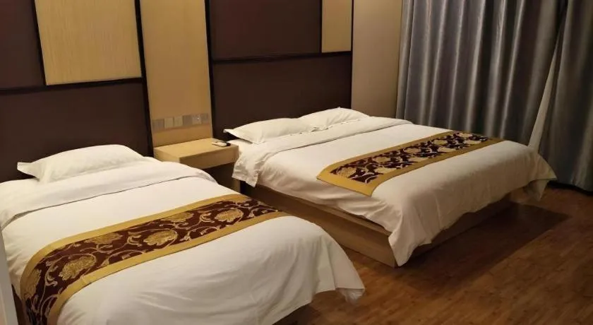 Bed in Shell Taiyuan South Station Shanxi University Hotel