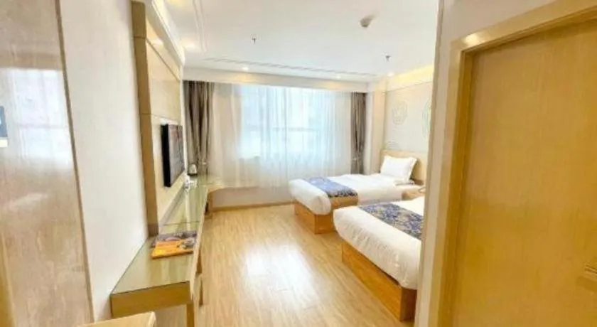 Bed in GreenTree Inn Urumqi Airport Tianyi International City