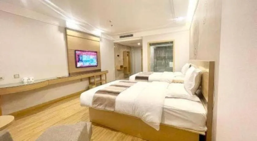 Bed in GreenTree Inn Urumqi Airport Tianyi International City