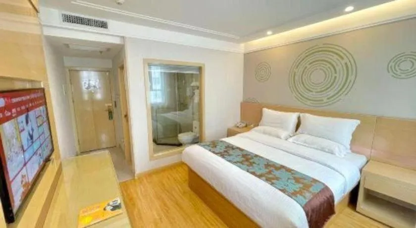 Bed in GreenTree Inn Urumqi Airport Tianyi International City