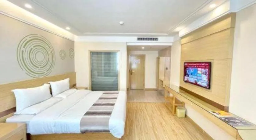 Bed in GreenTree Inn Urumqi Airport Tianyi International City