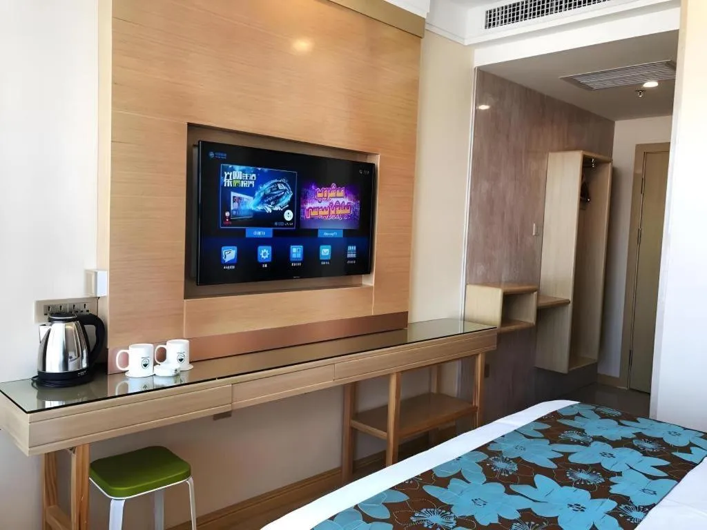 Bed in GreenTree Inn Urumqi Airport Tianyi International City