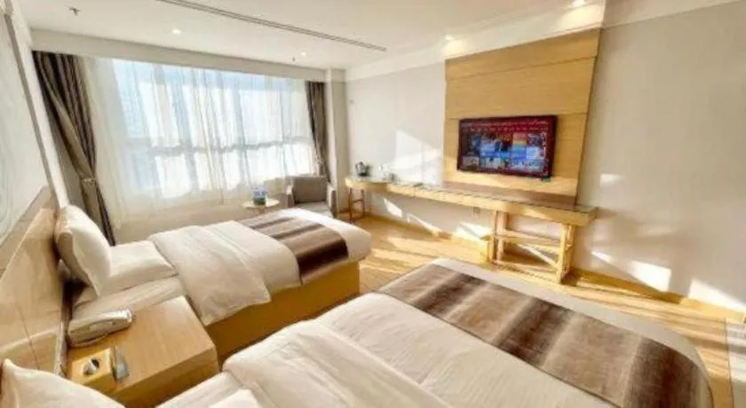 Bed in GreenTree Inn Urumqi Airport Tianyi International City