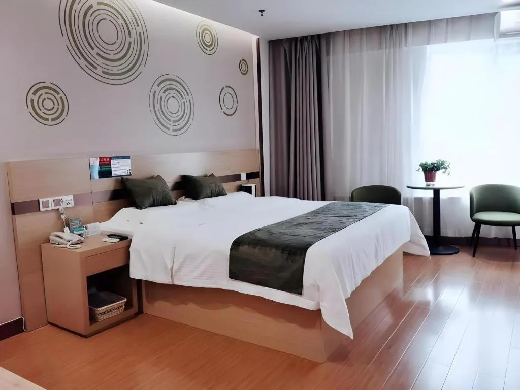 Bed in GreenTree Inn Pingdingshan Wanda Plaza Branch
