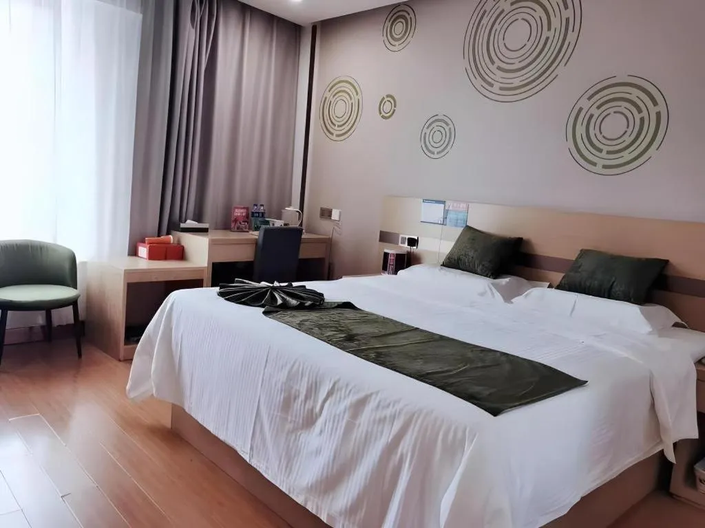 Bed in GreenTree Inn Pingdingshan Wanda Plaza Branch