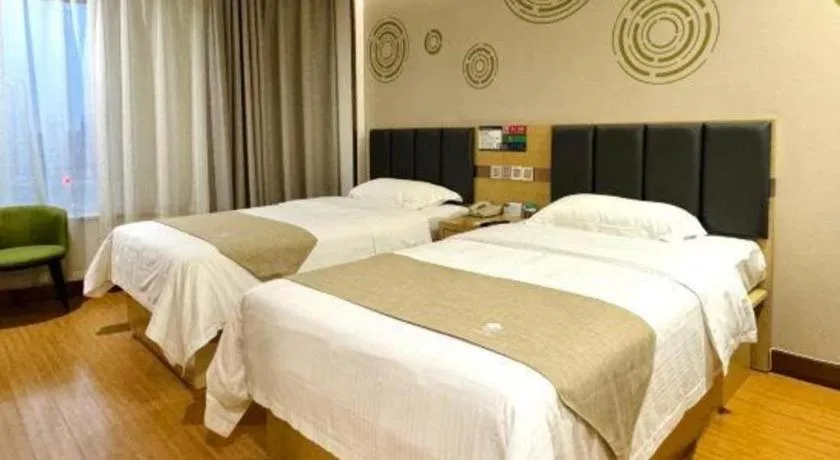 Bed in GreenTree Inn Pingdingshan Wanda Plaza Branch