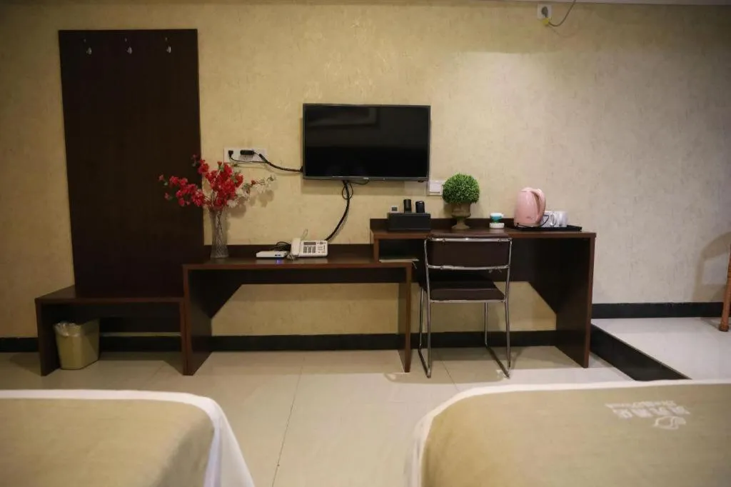 Bed in Shell Zaozhuang Taierzhuang Ancient City East Gate Hotel