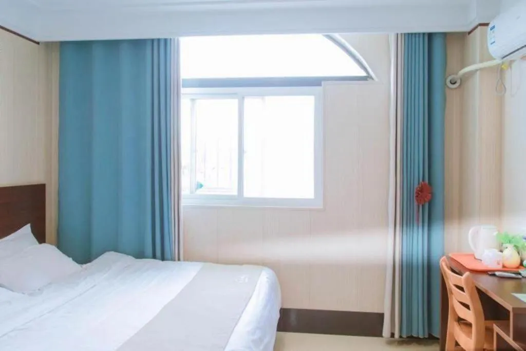 Bed in Shell Zaozhuang Taierzhuang Ancient City East Gate Hotel