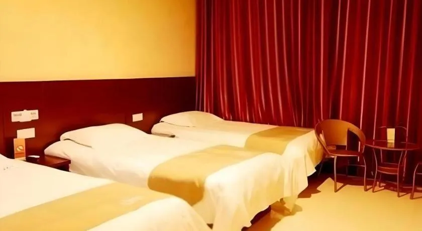 Bed in Shell Zaozhuang Taierzhuang Ancient City East Gate Hotel