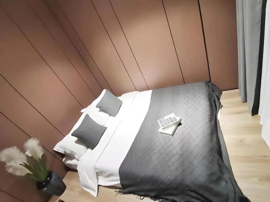 Bed in Shell Zaozhuang Taierzhuang Ancient City East Gate Hotel