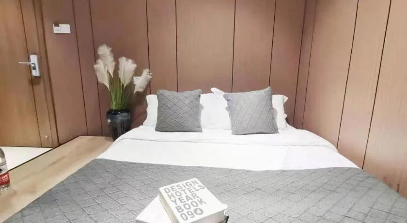 Bed in Shell Zaozhuang Taierzhuang Ancient City East Gate Hotel