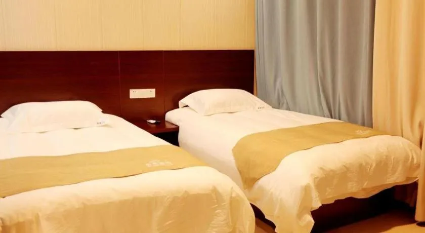 Bed in Shell Zaozhuang Taierzhuang Ancient City East Gate Hotel