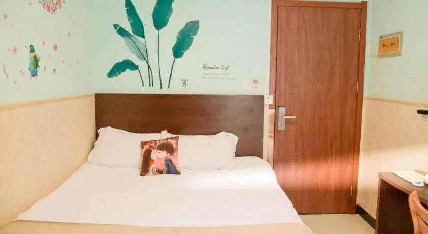 Bed in Shell Zaozhuang Taierzhuang Ancient City East Gate Hotel